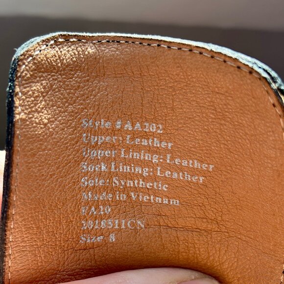 SOLD Madewell Patti boot Sz 8 Black Leather - Picture 9 of 11